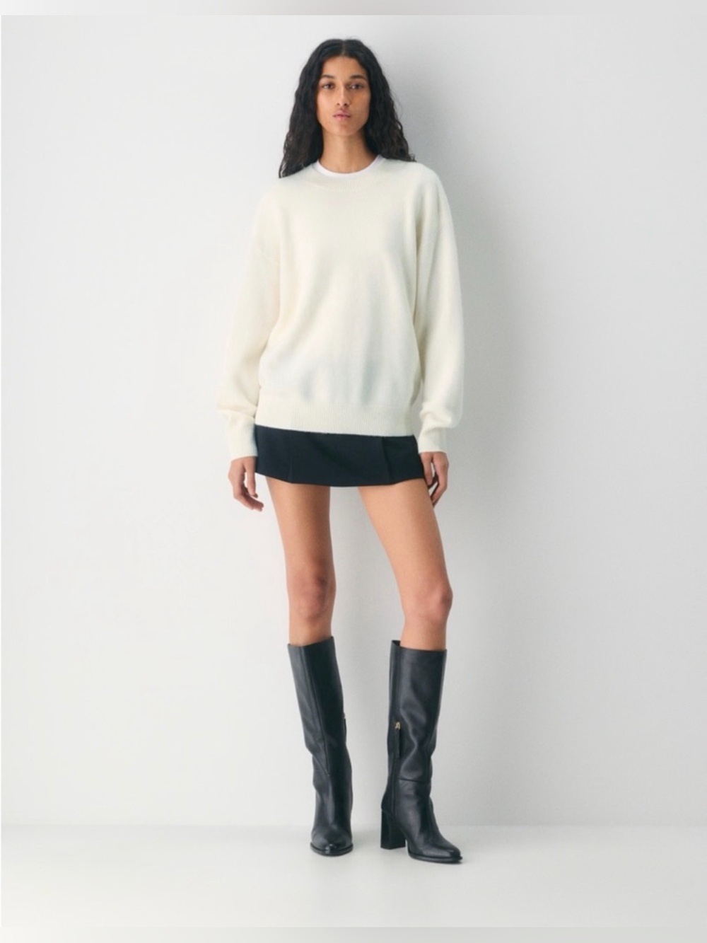 Aritzia Wilfred Isabelle Wool Cashmere Sweater